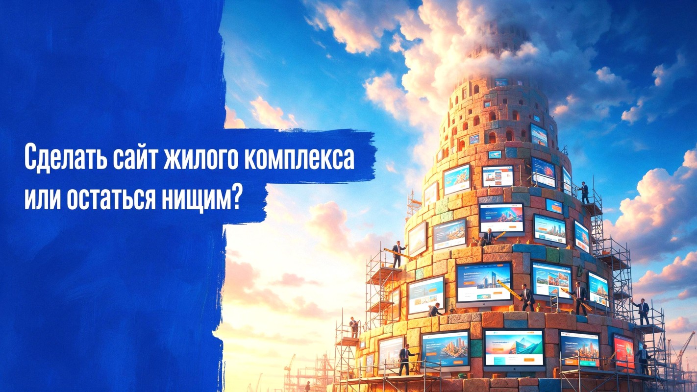 Сделать сайт жилого комплекса по 10 стекам или остаться нищим?
