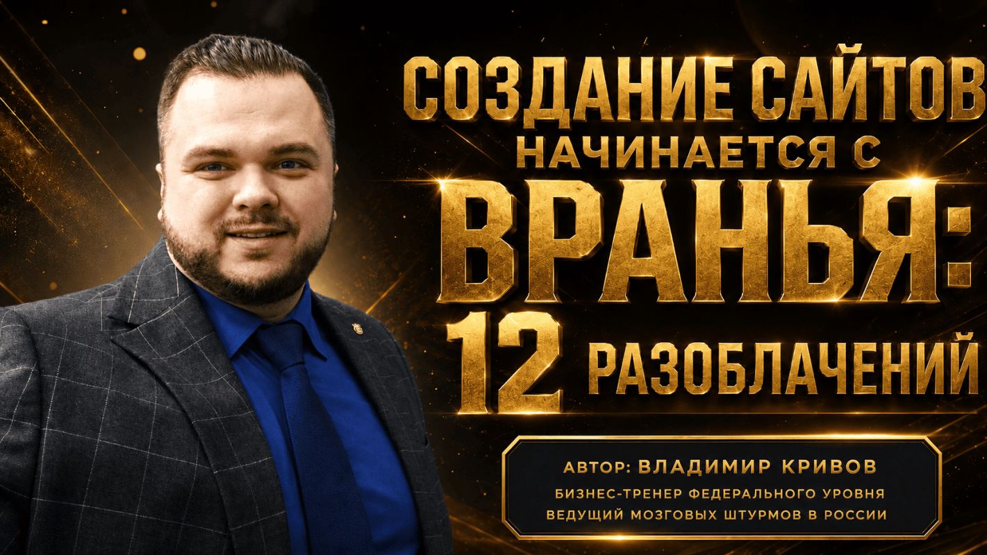 Создание сайтов начинается с вранья: 12 разоблачений