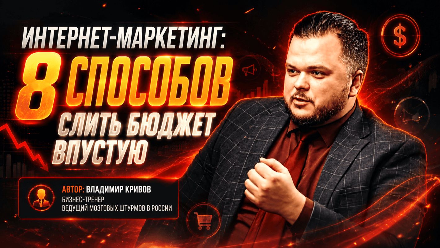 Интернет-маркетинг или 8 способов слить бюджет впустую