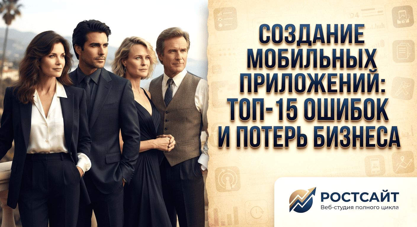 Создание мобильных приложений: топ-15 ошибок и потерь бизнеса
