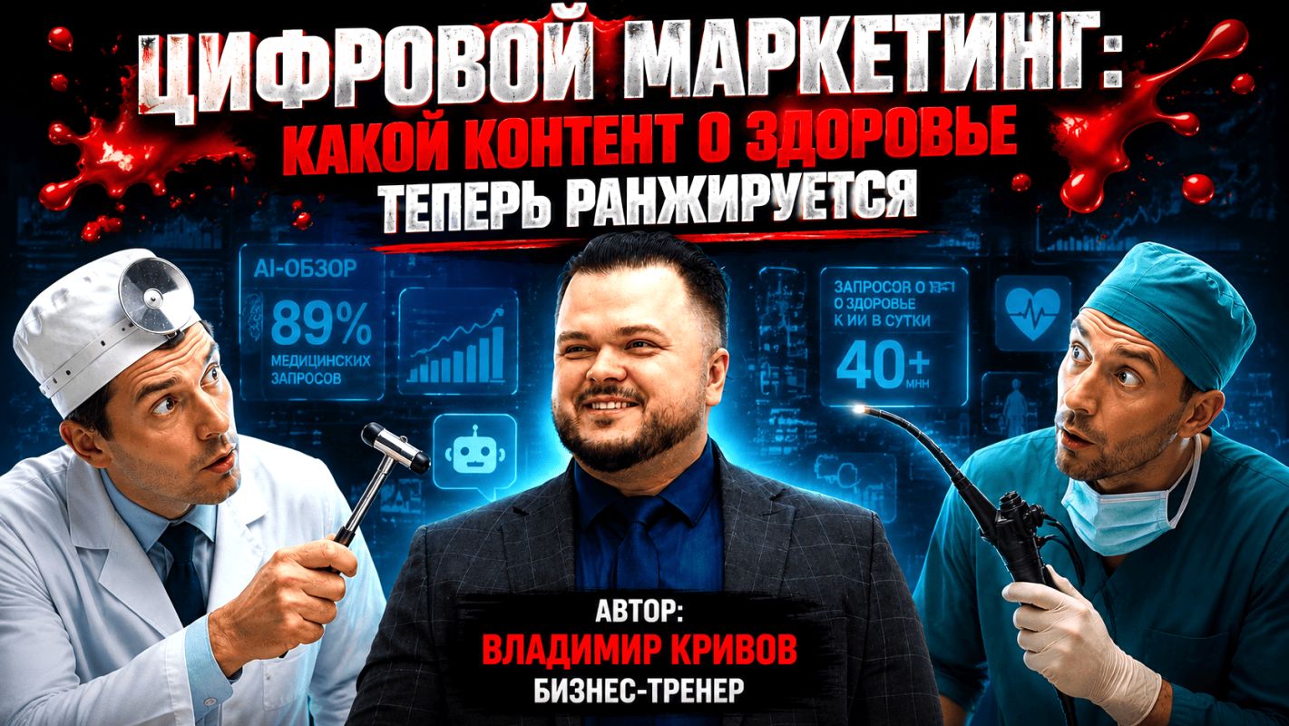 Цифровой маркетинг: какой контент о здоровье теперь ранжируется – 35 рецептов ИИ-агента