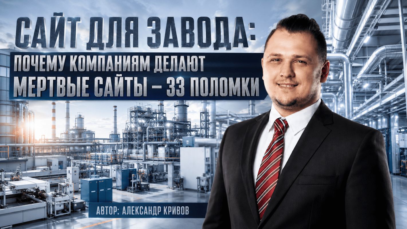 Сайт для завода: почему компаниям делают мертвые сайты – 33 поломки