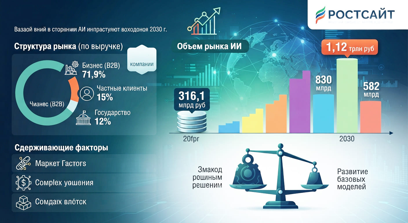 ИИ-рынок сменил приоритеты от проблем российского бизнеса