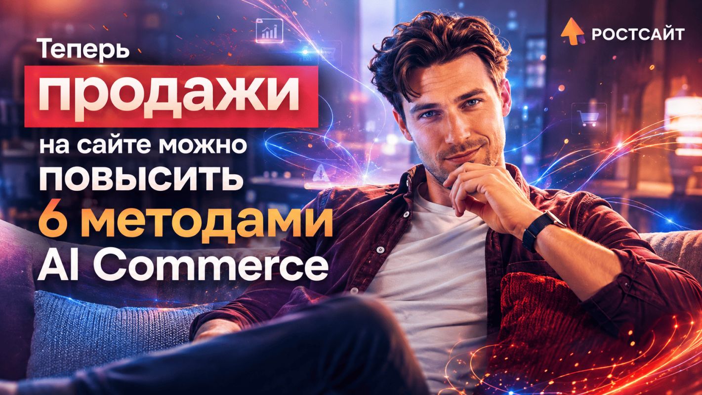 Теперь продажи на сайте можно повысить 6 методами AI Commerce