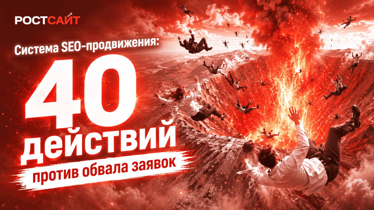 Система SEO-продвижения: 40 действий против обвала заявок