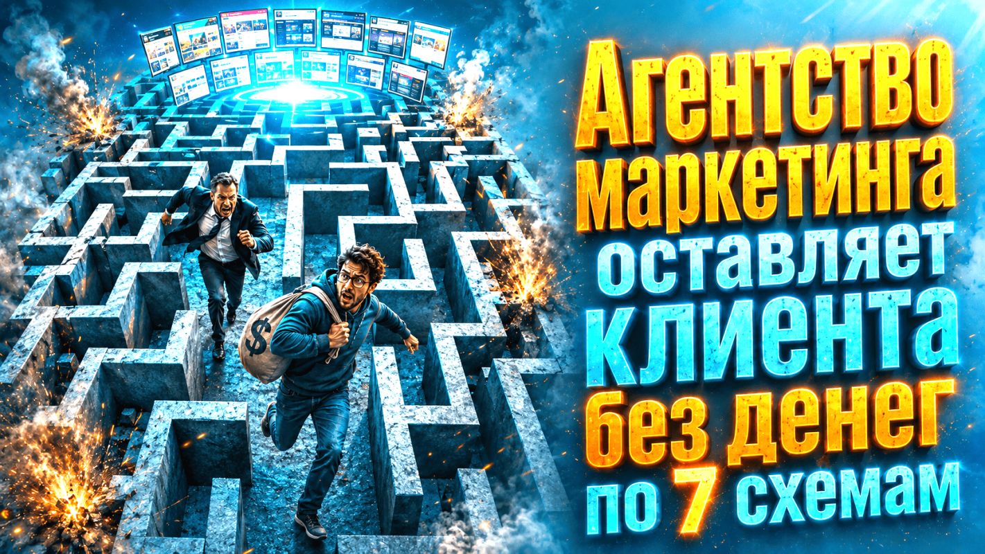 Агентство маркетинга оставляет клиента без денег по 7 схемам