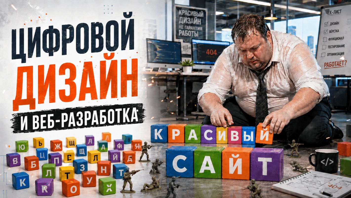 Цифровой дизайн и веб-разработка: красивый сайт не значит прибыльный