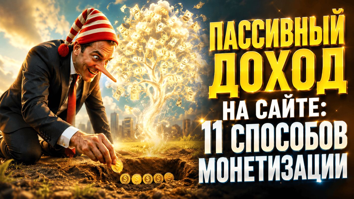 Пассивный доход на сайте: 11 способов монетизации онлайн-проекта в 2027 году