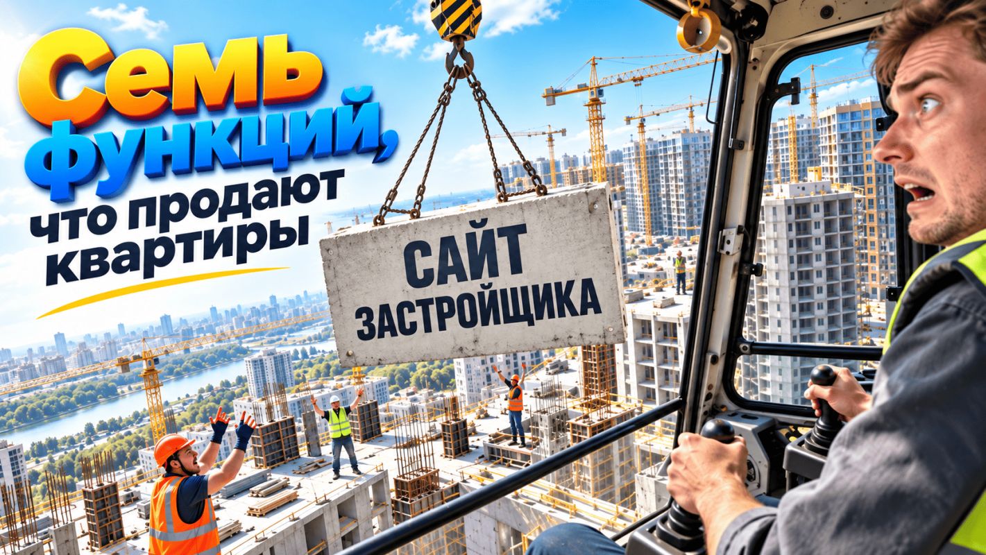 Сайт для застройщика: 7 функций, что продают квартиры